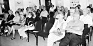 Il pubblico ieri all’Adafa