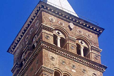 Campanile di Santa Maria Maggiore, particolare