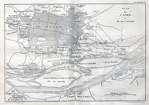 Plan du Caire