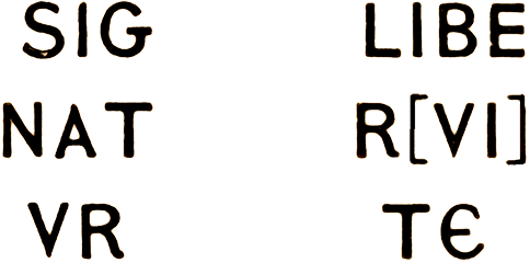 SIGNATUR LIBER VITE