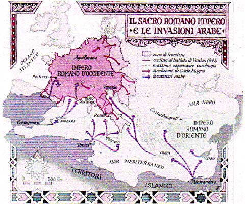Il Sacro Romano Impero e le invasioni arabe
